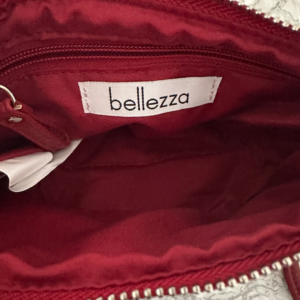 Bellezza Red Small Clutch Purse